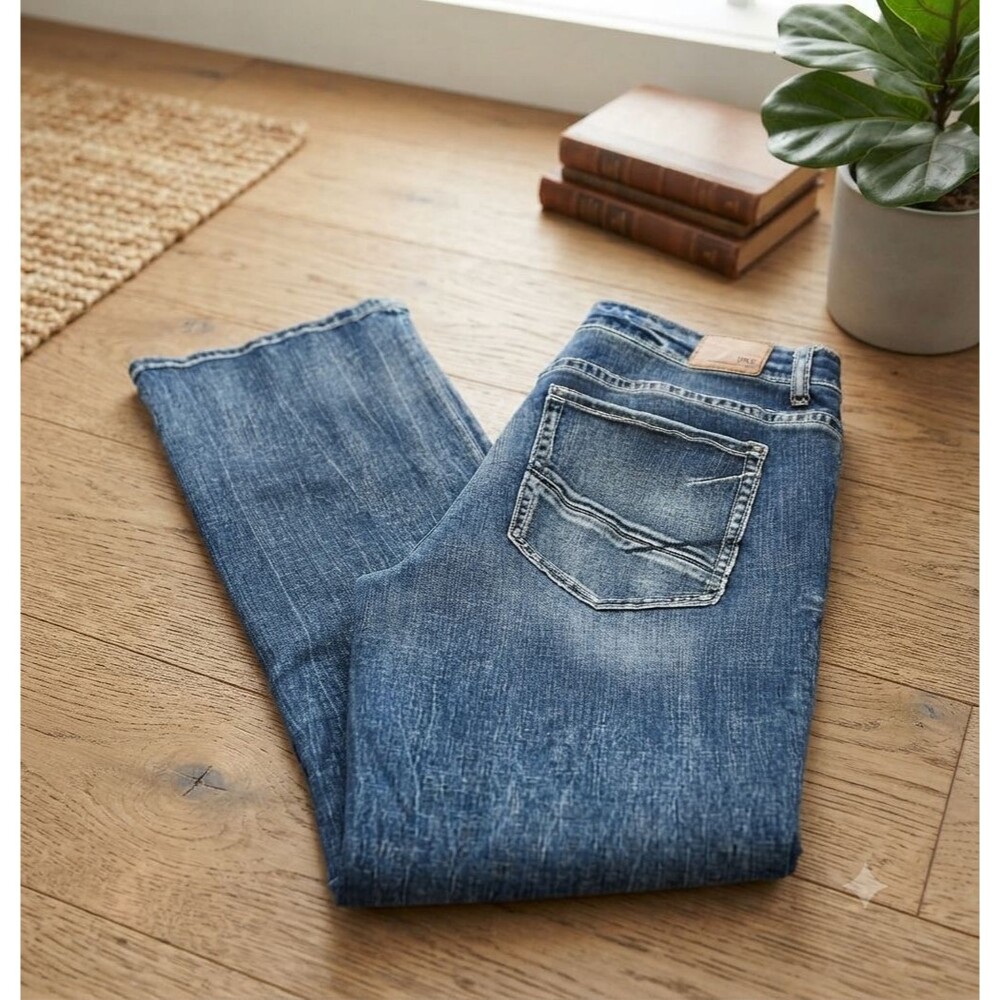 BKE Payton Women’s 34x31.5 Mid Rise Bootcut Jeans Universal Fit Medium Wash